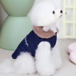 Vêtement d'hiver imperméable pour petit chien, avec col en fourrure – Image 2