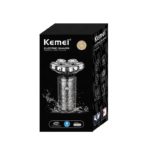 Rasoir électrique professionnel à 7 lames pour barbe et cheveux, rechargeable, coque en métal – Image 6