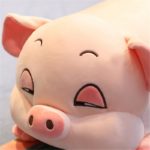 Peluche d'hamster, cochon et souris dormant, confortables et doux, de 40 à 70 cm – Image 3