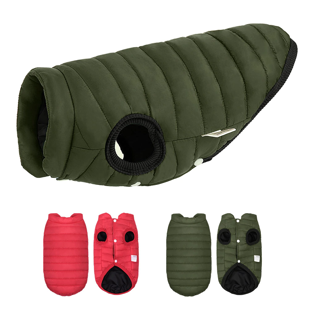 Vêtement chaud pour chien, gilet confortable et imperméable