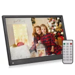 Cadre photo numérique de 10.1 à 15.6 pouces, 1080P, écran IPS, grand angle de vision, avec télécommande, multifonction