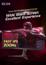 Moniteur Gaming, écran IPS 30", 2560x1080, 200Hz, 350cd/m², 1ms – Image 7