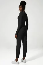 Ensemble de sport confortable et respirant, à manches longues, pantalon de jogging, 2 pièces – Image 4