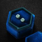 Boucles d'oreilles en diamant moissanite, argent Sterling 925 plaqué or blanc – Image 7
