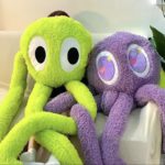 Peluche de pieuvre géante douce, longues tentacules, de 160 à 200 cm – Image 2