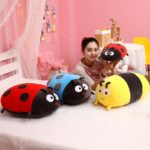 Peluche de coccinelle colorée, abeille, douce et confortable, oreiller, de 40 à 60 cm – Image 6