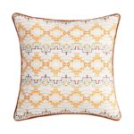 Housse de coussin décorative brodée, style Berbère Maroc, luxueuse et élégante, 45 x 45 cm – Image 7