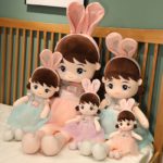Peluche de poupée Kawaii, douce et confortable, de 45 à 80 cm