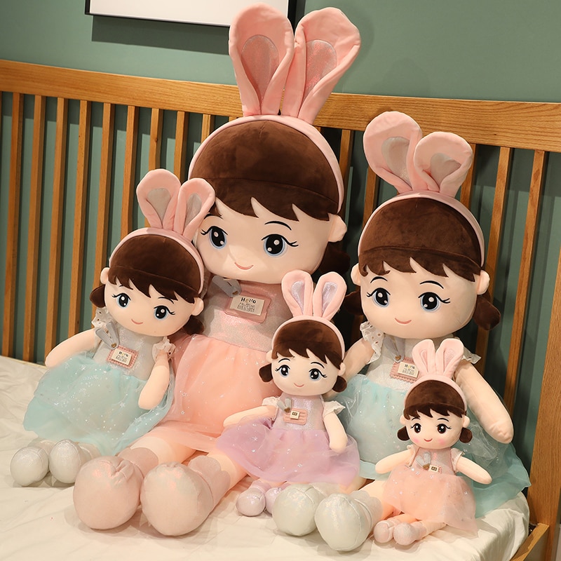 Peluche de poupée Kawaii, douce et confortable, de 45 à 80 cm