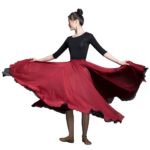 Grande jupe de danse, pivotante à 720 degrés, cercle complet – Image 4