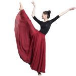 Grande jupe de danse, pivotante à 720 degrés, cercle complet – Image 3