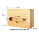 Amplificateur de son en bambou, pour téléphone portable, universel – Image 5