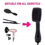Sèche-cheveux avec brosse soufflante, air-chaud, outil professionnel de coiffure – Image 6