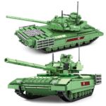 Blocs de construction de char de combat M1A2 Abrams, T-14 Armata, 1052 pièces