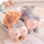 Peluche d'animaux coquins et mignons, chien, cochon, agneau, 22 cm – Image 2