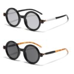 Lunettes de soleil rondes, rétro classiques, UV400 – Image 3