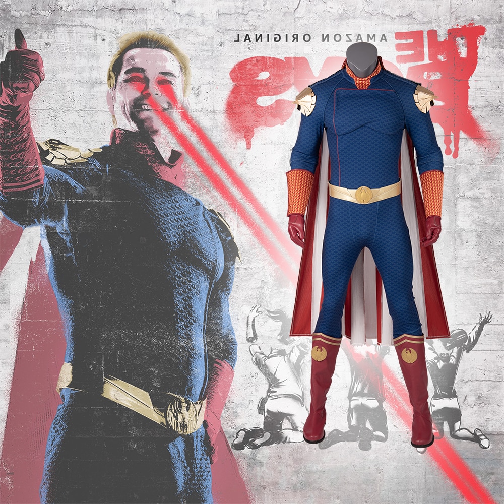 Ensemble complet avec cape, The Boys, Le Protecteur, costume de Cosplay