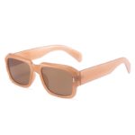 Lunettes de soleil carrées polygone, rétro, UV400 – Image 4