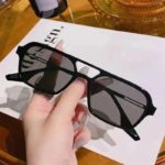 Lunettes de soleil à double pont, mode dégradé, tendance, UV400 – Image 3