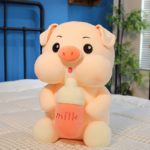Peluche de cochon avec biberon, doux et amusant, 35 à 55 cm – Image 4