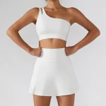 Ensemble de sport 2 pièces, tennis, vêtements d'entraînement, doux et extensible – Image 5