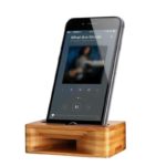 Amplificateur de son en bambou, pour téléphone portable, universel