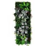 Panneau mural de plantes artificielles, mousse de gazon, subtropicales, 120 x 40 cm – Image 8