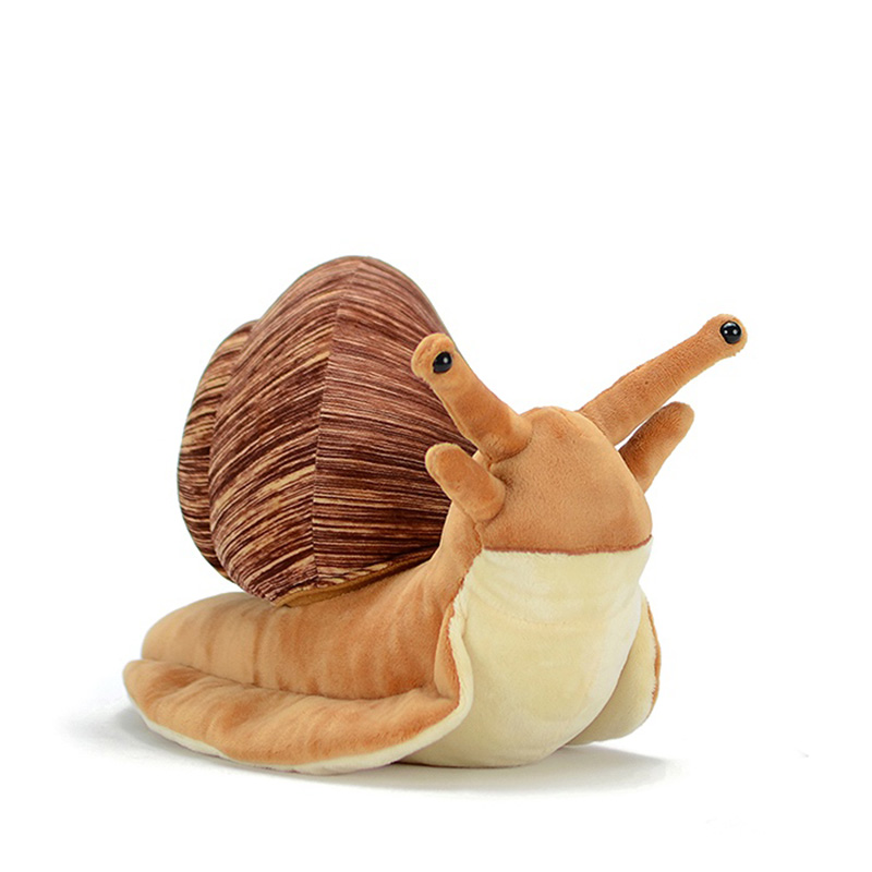 142132-emlcqa.jpg Peluche d'escargot brun, très doux, 40 cm de longueur – Image 1