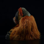 Peluche d'orang-outan brun, réaliste et doux, 46 cm – Image 4