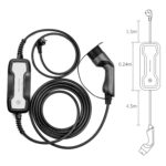 Station de charge portable EV, Type 2, 10 à 16A, 3.6kw, chargeur de voiture électrique IEC 62196-2 EVSE – Image 9