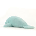 Peluche de lamantin bleu, souple et confortable, réaliste, 40 cm – Image 4