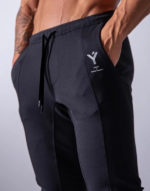 Pantalon de sport en coton, à lacets, taille élastique et ajustable, vêtement d’entrainement – Image 4