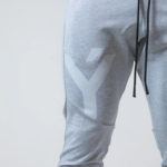 Pantalon de sport en coton, taille élastique et ajustable, vêtement d'entrainement – Image 18