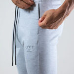Pantalon de sport en coton, taille élastique et ajustable, vêtement d'entrainement – Image 17