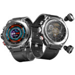 Montre connectée avec écouteurs, T92 Pro, Bluetooth, Smartwatch sportive