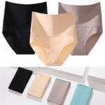 Lot de 2 culottes de compression, taille haute sans couture, sous-vêtements antibactériens – Image 7
