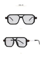 Lunettes de soleil carrées, rétro, vintage, UV400 – Image 6