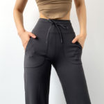 Legging de fitness ample, taille haute, serrage à lacet – Image 7