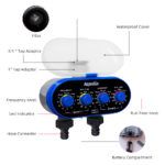 Système de contrôle électronique pour l'arrosage du jardin, valve à bille, deux sorties – Image 4