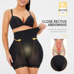 Culotte effet sculptant, taille haute, rembourrée sur les côtés, rehausseur de hanches, grande taille – Image 2