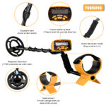 Détecteur de métaux professionnel MD6250, EDF haute performance, IP68 – Image 5