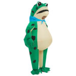 Costume gonflable de grenouille verte, déguisement – Image 4