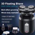 Rasoir électrique 5D, 5 en 1, rechargeable, lavable, multifonctionnel – Image 2
