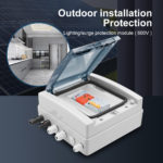 Tableau électrique pour installation à énergie solaire, protection contre la pluie  IP65, DC 600V – Image 4