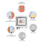 Tableau électrique pour installation à énergie solaire, protection contre la pluie  IP65, DC 600V – Image 8