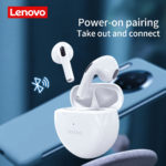Ecouteurs sans fil Bluetooth 5, Lenovo LivePods HT38 TWS, étanche, réduction du bruit, avec micro – Image 4