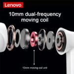 Ecouteurs sans fil Bluetooth 5, Lenovo LP1S TWS, étanches, réduction du bruit, avec micro – Image 5