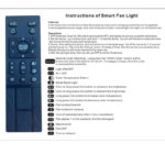 Plafonnier LED avec ventilateur intelligent, 60W, lampe à air invisible, 52 cm, silencieux, avec télécommande – Image 9
