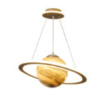Suspension LED pour chambre d’enfant, 50 cm, Venus et Jupiter, planète, contrôle via APP ou télécommande