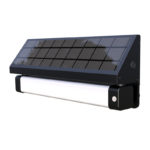 Applique solaire à LED, 1000 lumens, étanche IP65, avec capteur PIR